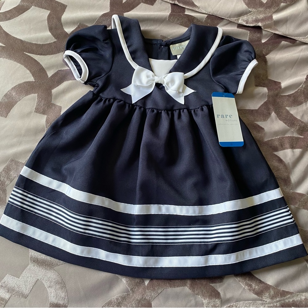Navy Dress (size 2T)